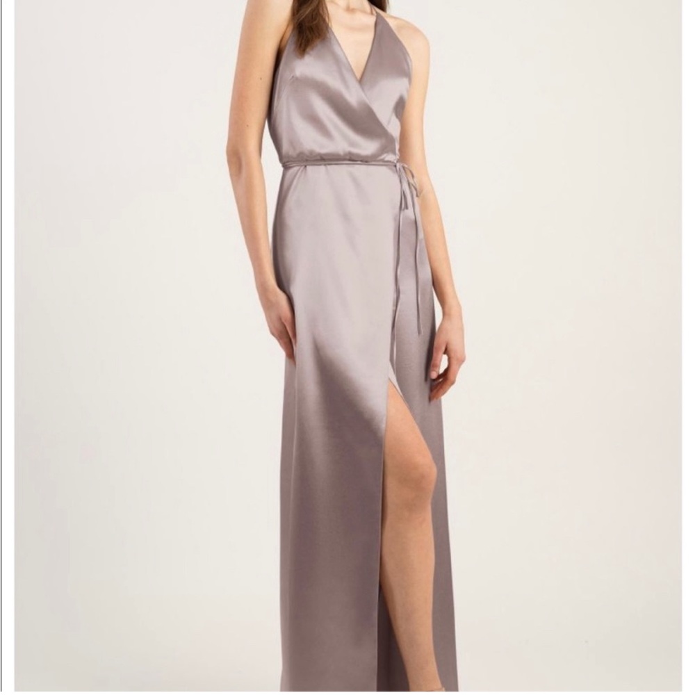 Jenny Yoo Quartz Satin Dress